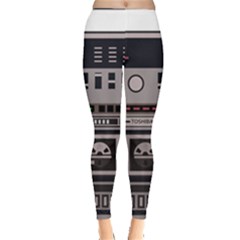 Cassette Recorder 80s Music Stereo Leggings  by Pakemis