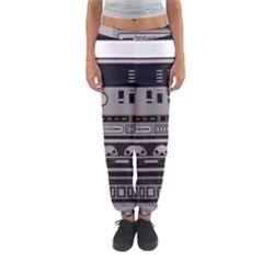 Cassette Recorder 80s Music Stereo Women s Jogger Sweatpants by Pakemis