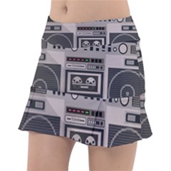 Cassette Recorder 80s Music Stereo Classic Tennis Skirt by Pakemis