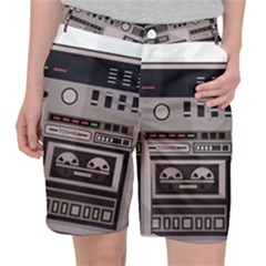 Cassette Recorder 80s Music Stereo Pocket Shorts by Pakemis