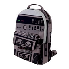 Cassette Recorder 80s Music Stereo Flap Pocket Backpack (large) by Pakemis