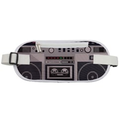 Cassette Recorder 80s Music Stereo Rounded Waist Pouch by Pakemis