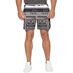 Cassette Recorder 80s Music Stereo Men s Runner Shorts by Pakemis