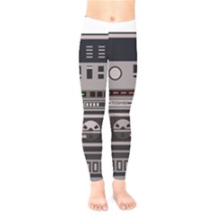 Cassette Recorder 80s Music Stereo Kids  Classic Winter Leggings by Pakemis