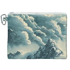 Mountains Alps Nature Clouds Sky Fresh Air Art Canvas Cosmetic Bag (xxl)