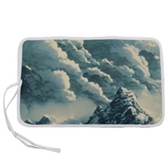 Mountains Alps Nature Clouds Sky Fresh Air Art Pen Storage Case (s) by Pakemis