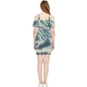 Mountains Alps Nature Clouds Sky Fresh Air Art Shoulder Frill Bodycon Summer Dress View2