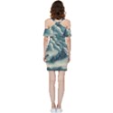 Mountains Alps Nature Clouds Sky Fresh Air Art Shoulder Frill Bodycon Summer Dress View4