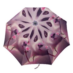 Panda Endangered Protected Bamboo National Treasure Folding Umbrellas by Pakemis