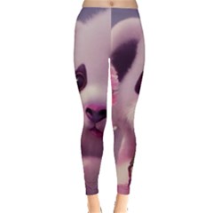 Panda Endangered Protected Bamboo National Treasure Leggings  by Pakemis