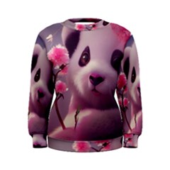 Panda Endangered Protected Bamboo National Treasure Women s Sweatshirt by Pakemis