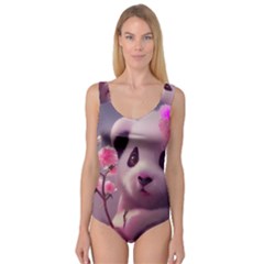 Panda Endangered Protected Bamboo National Treasure Princess Tank Leotard  by Pakemis