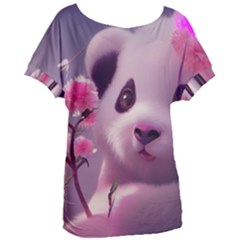 Panda Endangered Protected Bamboo National Treasure Women s Oversized Tee by Pakemis