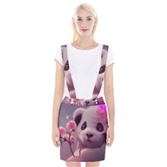 Panda Endangered Protected Bamboo National Treasure Braces Suspender Skirt by Pakemis