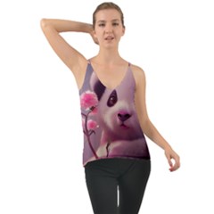 Panda Endangered Protected Bamboo National Treasure Chiffon Cami by Pakemis