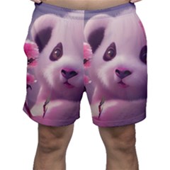 Panda Endangered Protected Bamboo National Treasure Men s Shorts by Pakemis