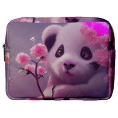 Panda Endangered Protected Bamboo National Treasure Make Up Pouch (large) by Pakemis