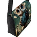 Owl Bird Bird Of Prey Ornithology Animal Flap Closure Messenger Bag (L) View2