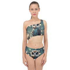 Owl Bird Bird Of Prey Ornithology Animal Spliced Up Two Piece Swimsuit by Pakemis