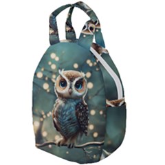 Owl Bird Bird Of Prey Ornithology Animal Travel Backpacks by Pakemis