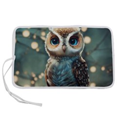 Owl Bird Bird Of Prey Ornithology Animal Pen Storage Case (s) by Pakemis