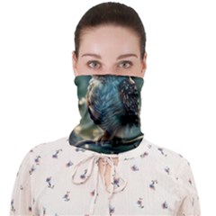 Owl Bird Bird Of Prey Ornithology Animal Face Covering Bandana (adult) by Pakemis