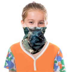 Owl Bird Bird Of Prey Ornithology Animal Face Covering Bandana (kids) by Pakemis