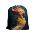 Flame Deep Sea Underwater Creature Wild Drawstring Pouch (XL) View1