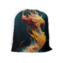 Flame Deep Sea Underwater Creature Wild Drawstring Pouch (XL) View2