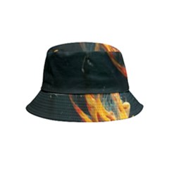 Flame Deep Sea Underwater Creature Wild Inside Out Bucket Hat (kids) by Pakemis