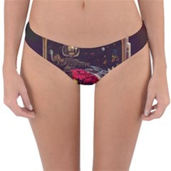 Astronaut Universe Planting Flowers Cosmos Jpg Reversible Hipster Bikini Bottoms