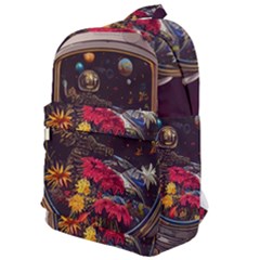 Astronaut Universe Planting Flowers Cosmos Jpg Classic Backpack