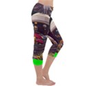 Astronaut Universe Planting Flowers Cosmos Jpg Capri Yoga Leggings View3