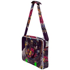 Astronaut Universe Planting Flowers Cosmos Jpg Cross Body Office Bag