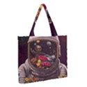 Astronaut Universe Planting Flowers Cosmos Jpg Medium Tote Bag View2