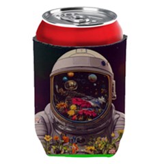 Astronaut Universe Planting Flowers Cosmos Jpg Can Holder