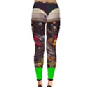 Astronaut Universe Planting Flowers Cosmos Jpg Inside Out Leggings View2