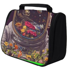 Astronaut Universe Planting Flowers Cosmos Jpg Full Print Travel Pouch (Big)