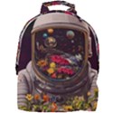 Astronaut Universe Planting Flowers Cosmos Jpg Mini Full Print Backpack View1