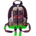 Astronaut Universe Planting Flowers Cosmos Jpg Mini Full Print Backpack View2