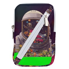 Astronaut Universe Planting Flowers Cosmos Jpg Belt Pouch Bag (Small)