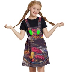 Astronaut Universe Planting Flowers Cosmos Jpg Kids  Apron Dress