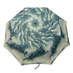 Mountains Alps Nature Clouds Sky Fresh Air Folding Umbrellas by Pakemis