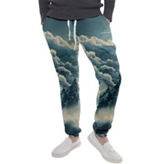 Mountains Alps Nature Clouds Sky Fresh Air Men s Jogger Sweatpants by Pakemis