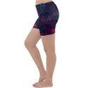 Haunted House Halloween Cemetery Moonlight Lightweight Velour Yoga Shorts View2