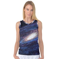 Space Cosmos Galaxy Stars Black Hole Universe Women s Basketball Tank Top by Pakemis