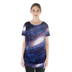 Space Cosmos Galaxy Stars Black Hole Universe Skirt Hem Sports Top by Pakemis