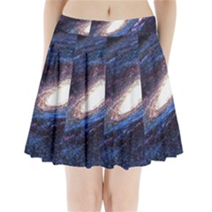 Space Cosmos Galaxy Stars Black Hole Universe Pleated Mini Skirt by Pakemis