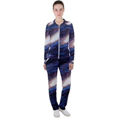 Space Cosmos Galaxy Stars Black Hole Universe Casual Jacket And Pants Set by Pakemis