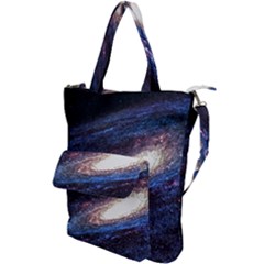 Space Cosmos Galaxy Stars Black Hole Universe Shoulder Tote Bag by Pakemis